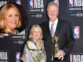 Janet Condra and Larry Bird