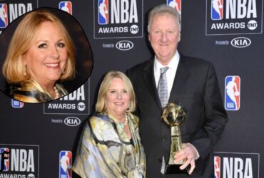 Janet Condra and Larry Bird