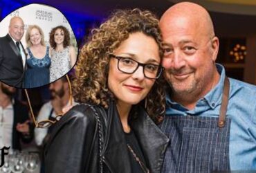 Rishia Haas and Andrew Zimmern