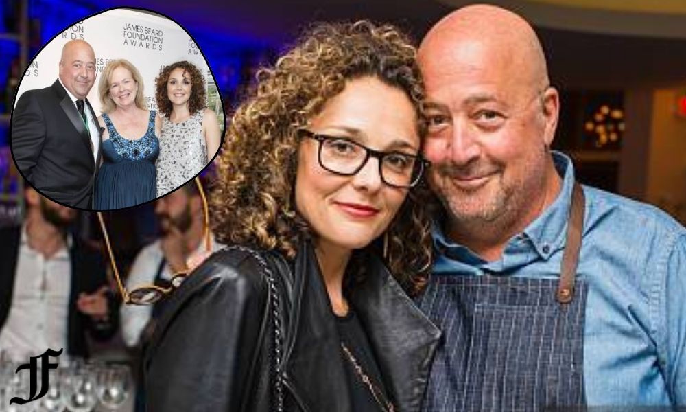 Rishia Haas and Andrew Zimmern