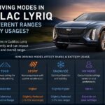 do the driving modes in cadillac lyriq offer different ranges or battery usages?
