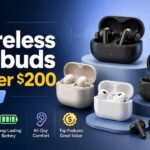best wireless earbuds under 200 dollars 2024